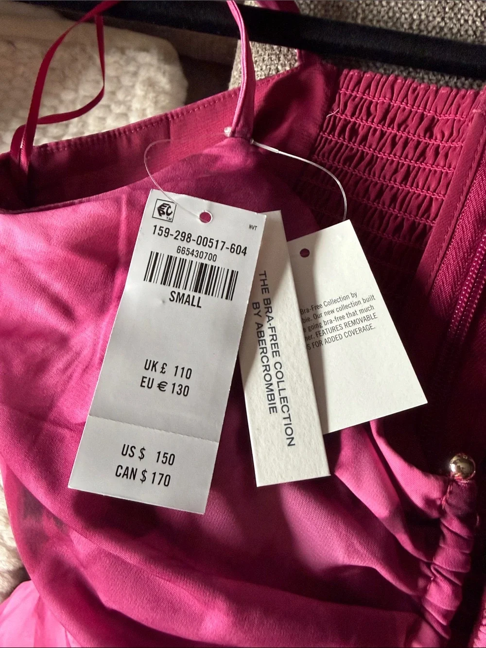 Abercrombie and Fitch Bra-free hardware maxi dress